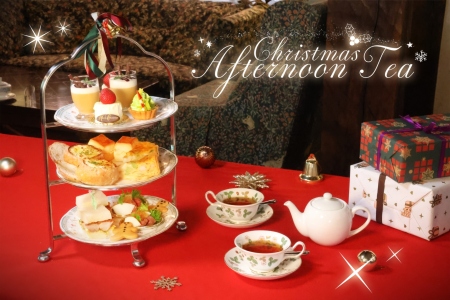 【Ascot Tea Room】2025.11.29～12.25  週末限定「クリスマスアフタヌーンティー」